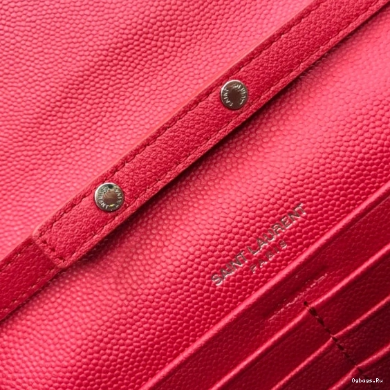 YSL CASSANDRE CHAIN MATELASSÉ WALLET 0725